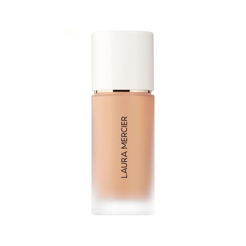 Laura Mercier Real Flawless Weightless Perfecting Waterproof Liquid Foundation: Medium-Buildable Coverage, 12 HR Fade-Proof Wear, Natural Finish, Hydrating, Long Lasting, Non-Comedogenic, Sandstone