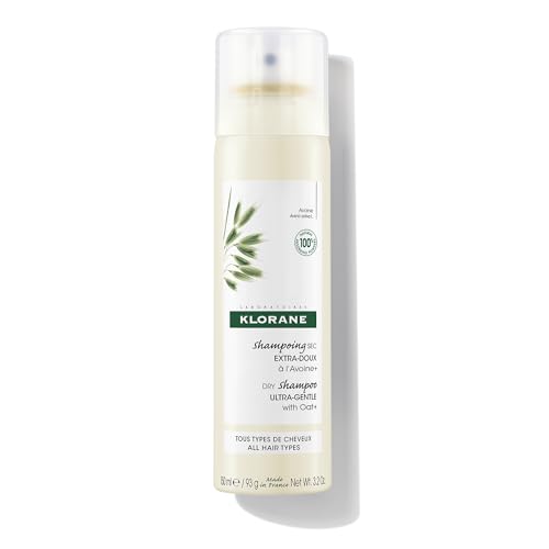 Klorane - Ultra-Gentle Dry Shampoo with Oat + Gentle Formula Instantly Revives Hair - Paraben & Sulfate-Free - 3.2 fl. oz.