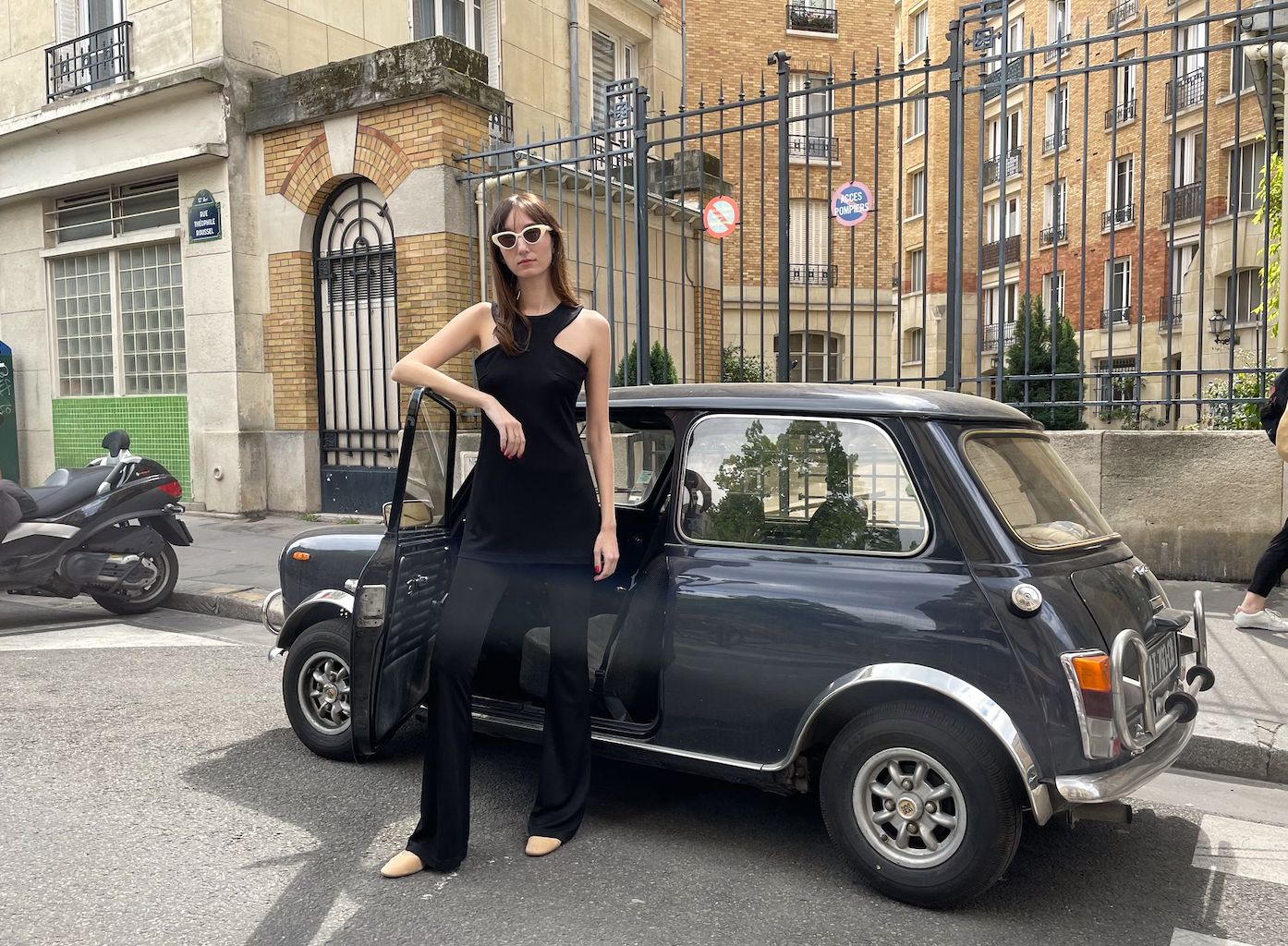 Black 70s two-piece Nathalie Dumeix_IMG_2748