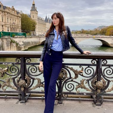 Courreges Reedition Vinyl Jacket Navy_IMG_5517