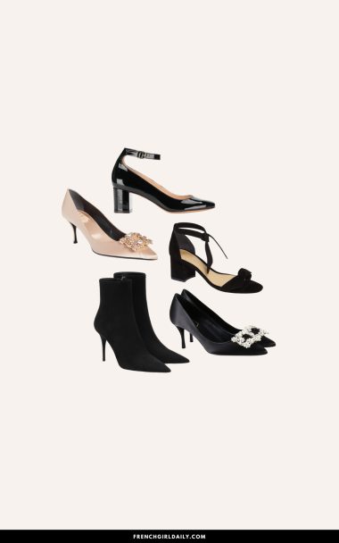 French evening shoes