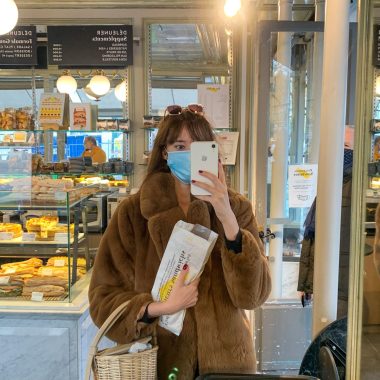 French style faux fur coats, Manon coat by Apparis, Parisian winter style