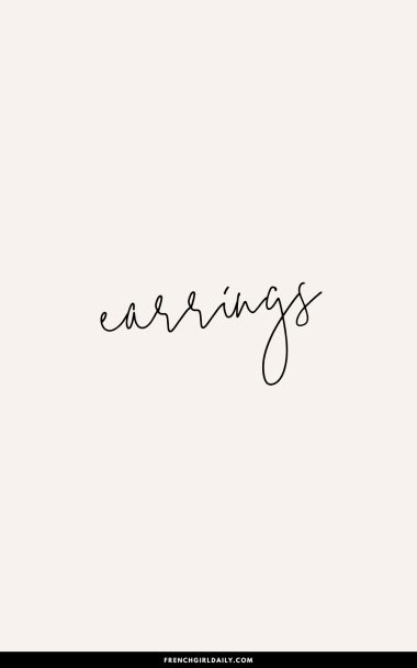 french earrings
