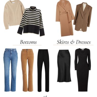 French Fall Winter Capsule Wardrobe