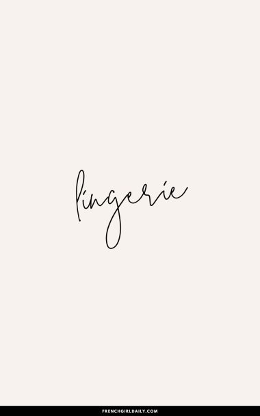 French Lingerie Brands