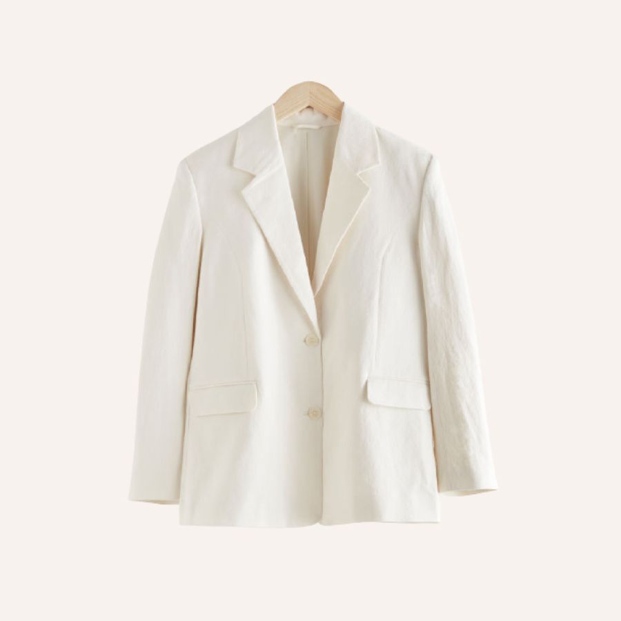 French Outerwear Essentials Linen Jacket