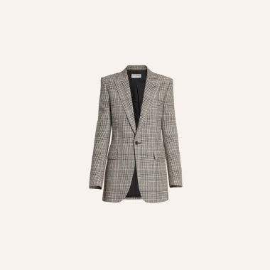 French plaid blazers