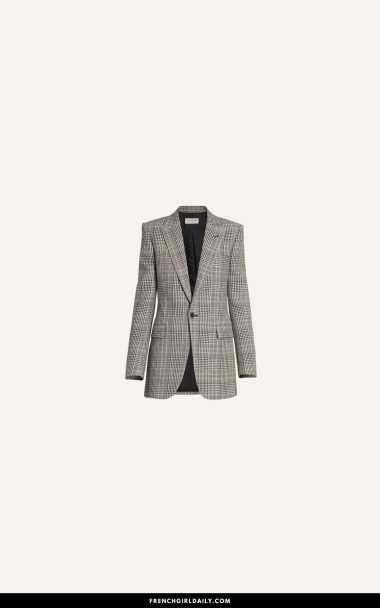 French plaid blazers