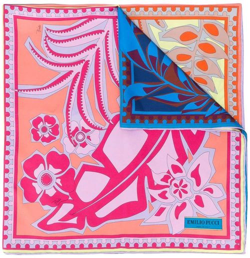 French Silk Scarves Emilio Pucci scarf