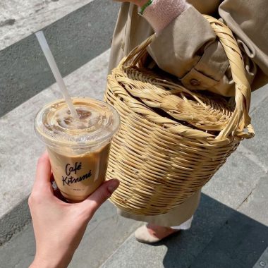 Jane Birkin Wicker Basket Bags in Paris