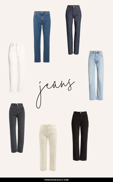 French girl jeans