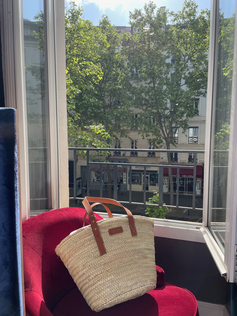 Le Bon Marche straw market basket bag IMG_1381