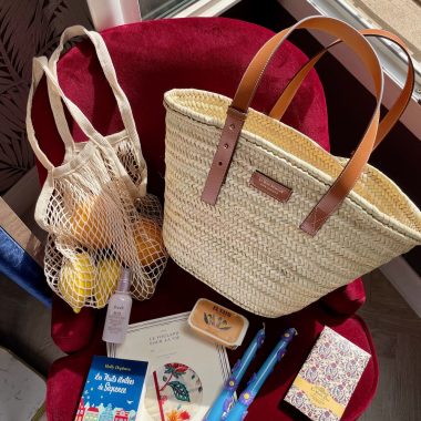 Le Bon Marche straw market basket bag IMG_1399