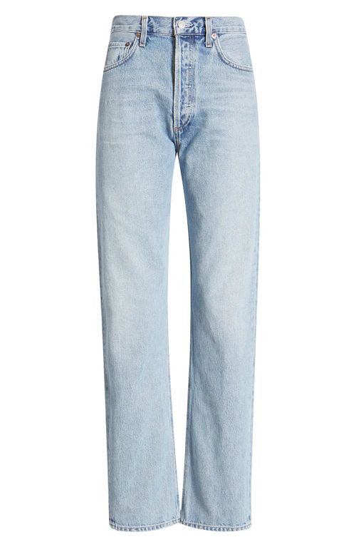 Light Blue Straight Leg Jeans - French Girl Jeans