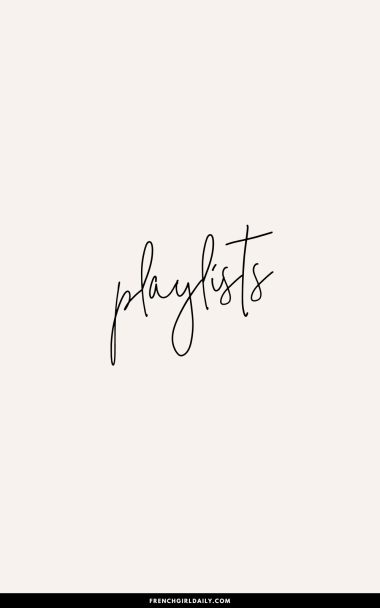 playlists