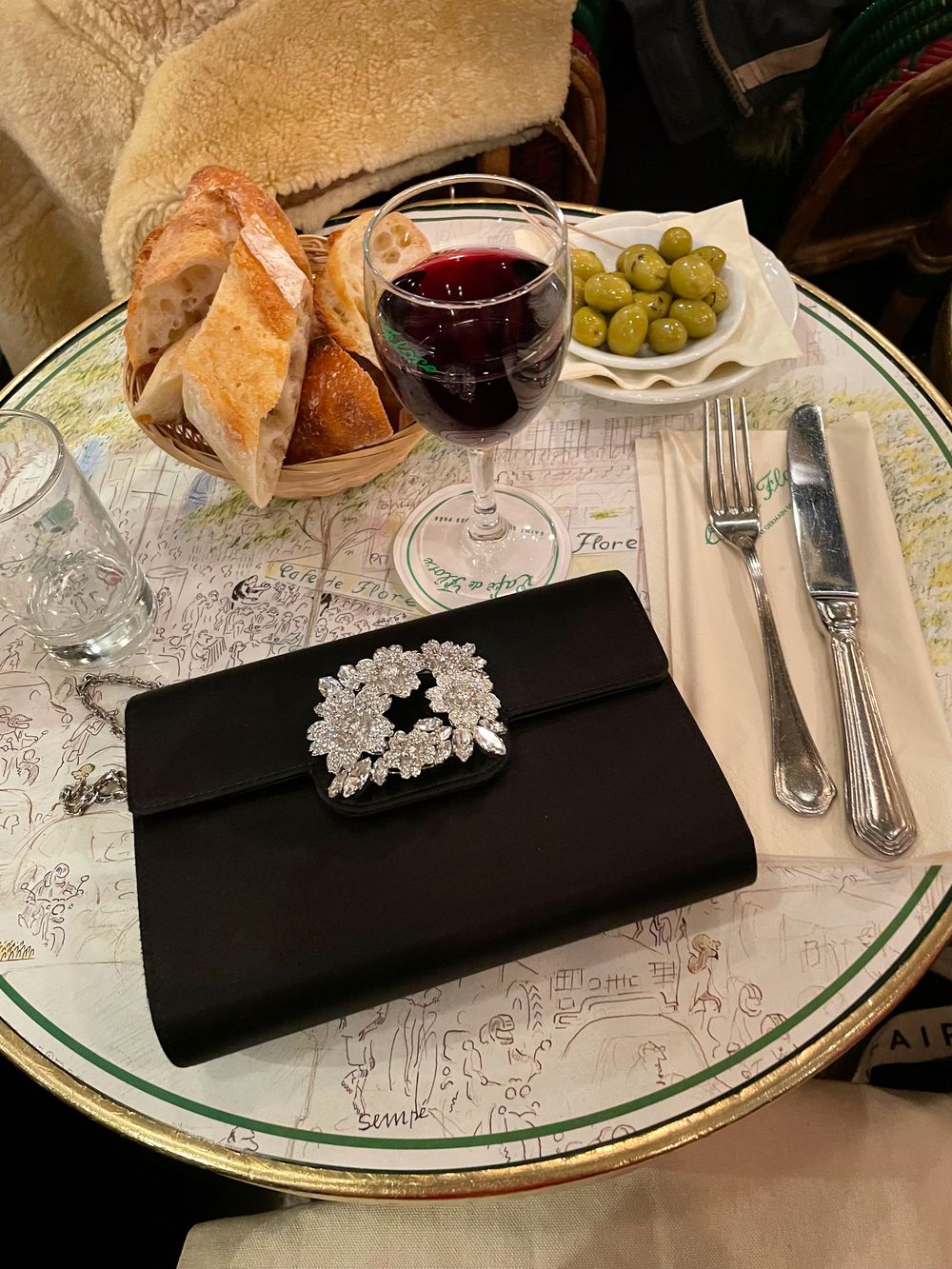 Roger Vivier Flower Strass Buckle Evening Clutch Bag_IMG_0121