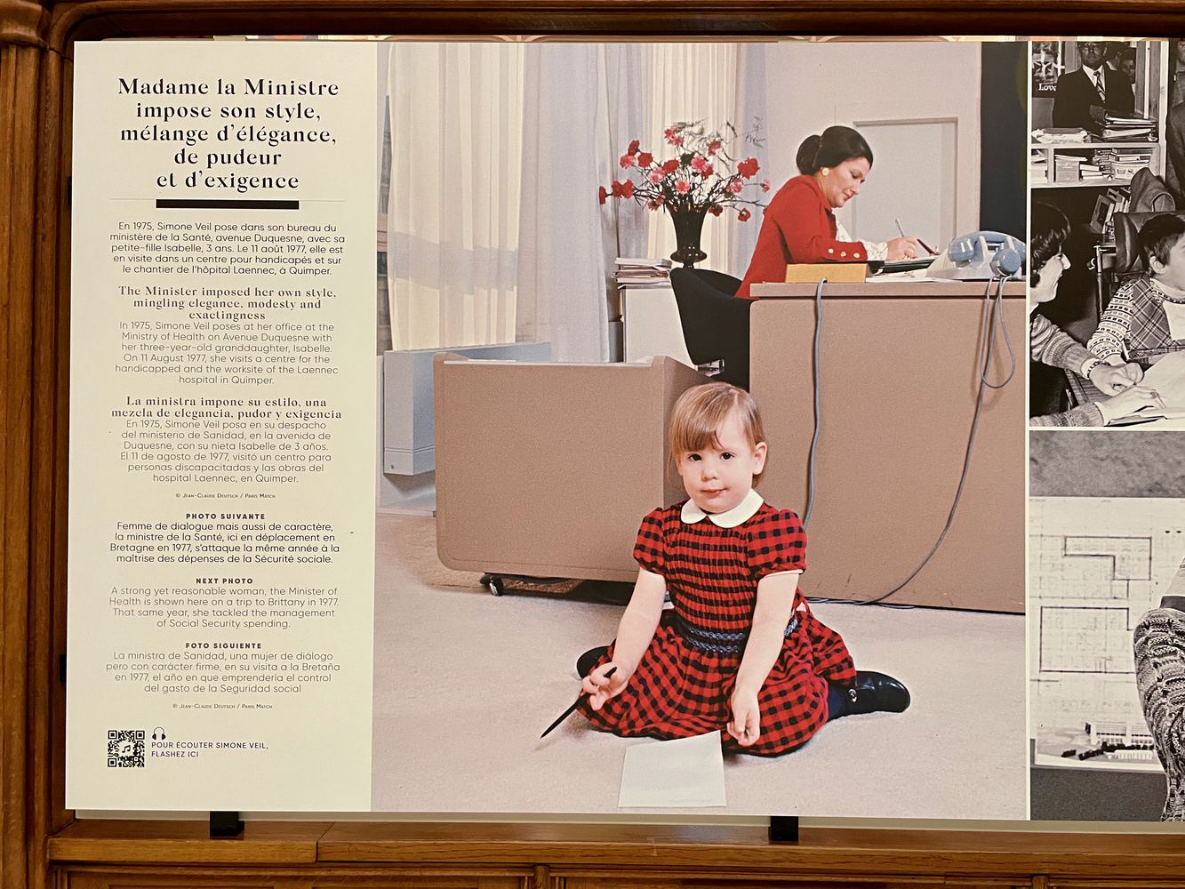 Simone Veil exhibition Paris