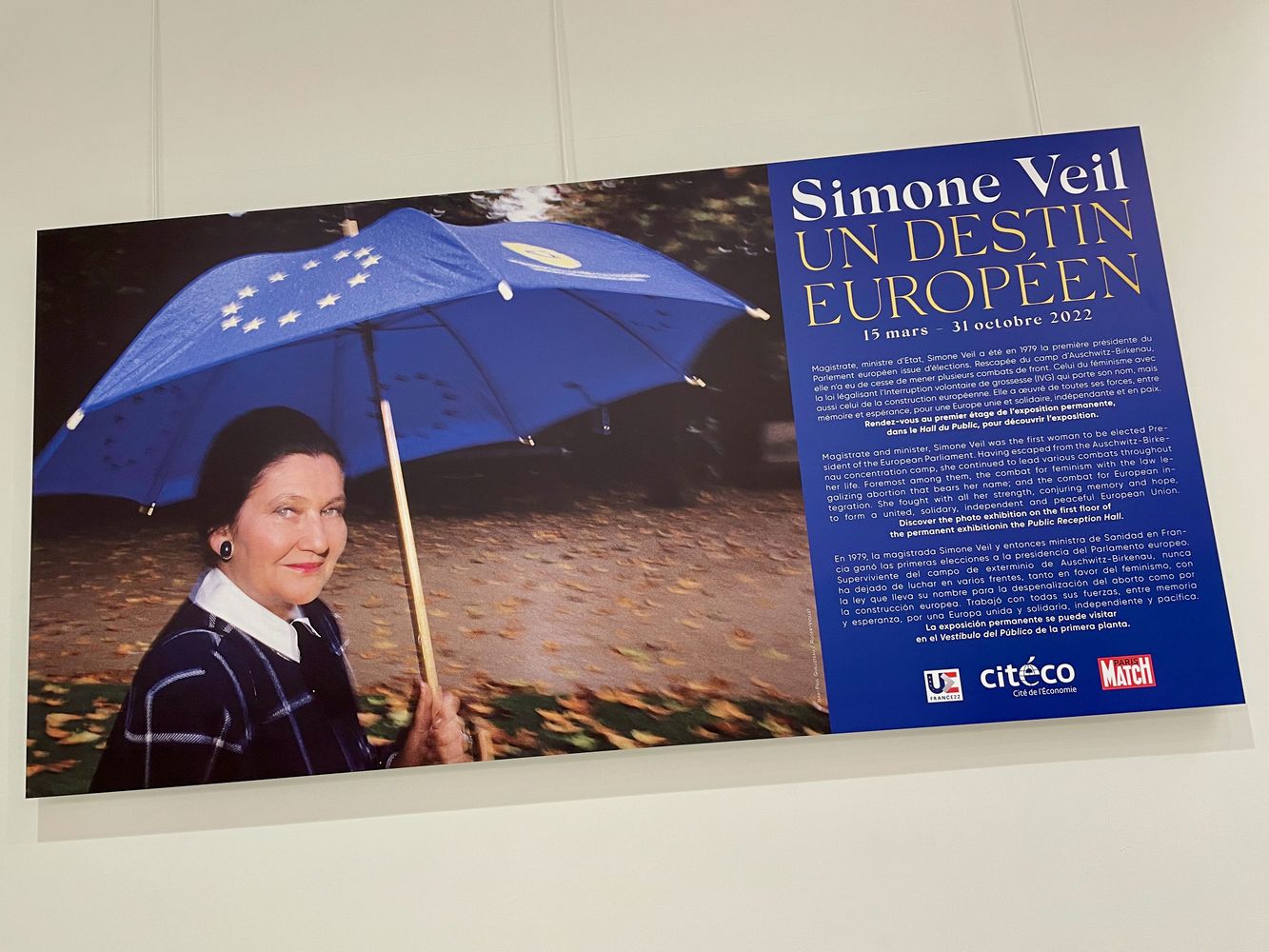 Simone Veil exhibition Paris